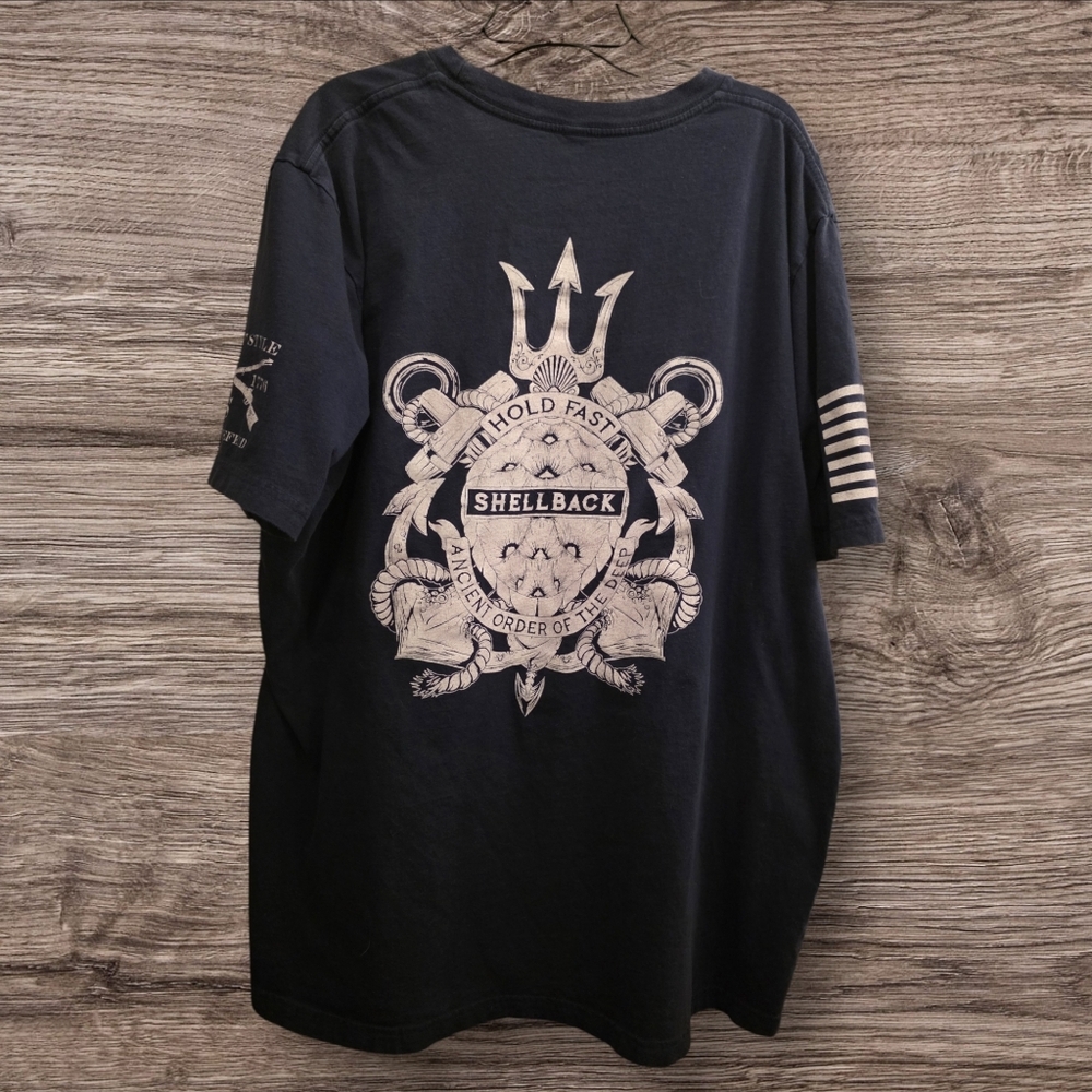 Grunt Style Shellback Ancient Order of the Deep U.S. Navy Tee Men’s XL - Picture 2 of 2